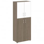 Шкаф книжный со стеклом в раме (без топа) LT-ST 1.7 R white на Officeplan24.ru Шкаф книжный со стеклом в раме (без топа) LT-ST 1.7 R white на Officeplan24.ru