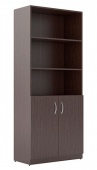 Шкаф легно темный SR-5W+SD-2SL/R на officeplan24.ru Шкаф легно темный SR-5W+SD-2SL/R