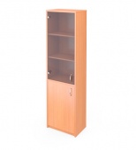 Шкаф узкий с тонир стеклом А-321+Астл.321т на officeplan24.ru Шкаф узкий с тонир стеклом А-321+Астл.321т
